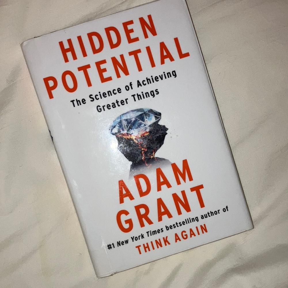 Hidden potential book by Adam Grant